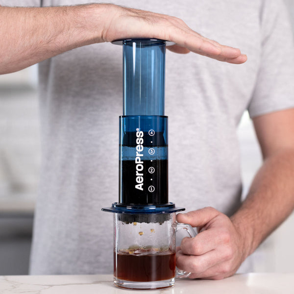 AEROPRESS CLEAR BLUE COFFEE MAKER - The Coffee Machine Collective