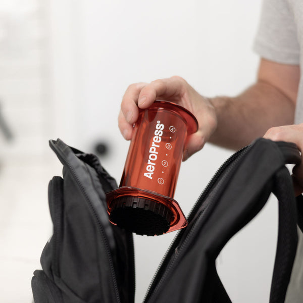 AEROPRESS CLEAR RED COFFEE MAKER - The Coffee Machine Collective