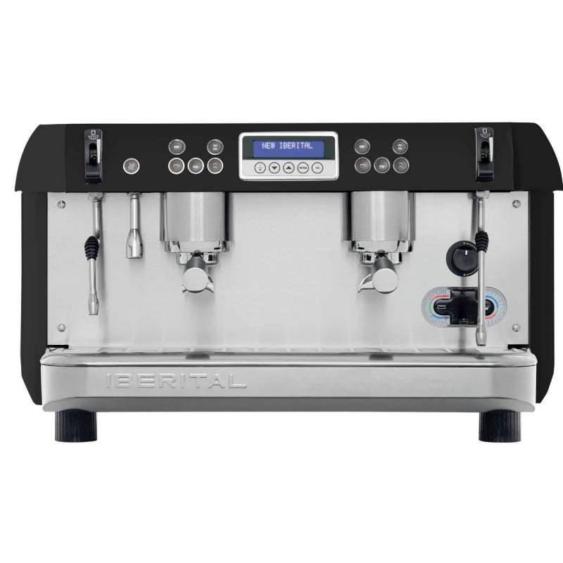 NEW IBERITAL PID 2-GRP 5000W - BLACK - The Coffee Machine Collective
