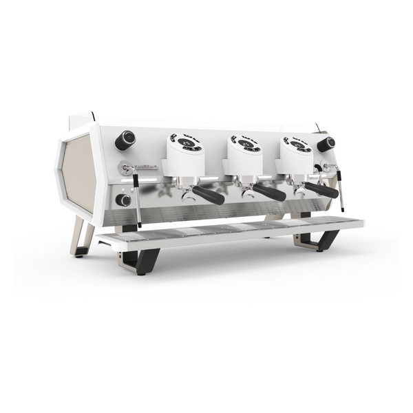 Sanremo D8 plus white/Champagne Espresso machine - The Coffee Machine Collective