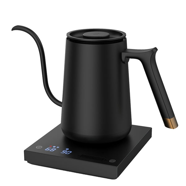 TIMEMORE FISH SMART ELECTRIC POUR OVER KETTLE - BLACK 600ML - The Coffee Machine Collective